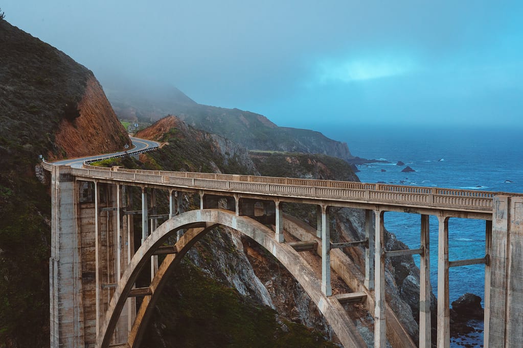 Big Sur calirofnia bixby creek bridge