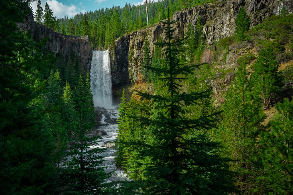 Bend Oregon waterfall Deschutes