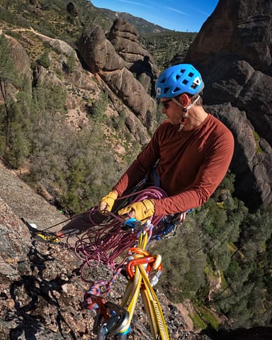 rock climbing guide pinnacles national park california