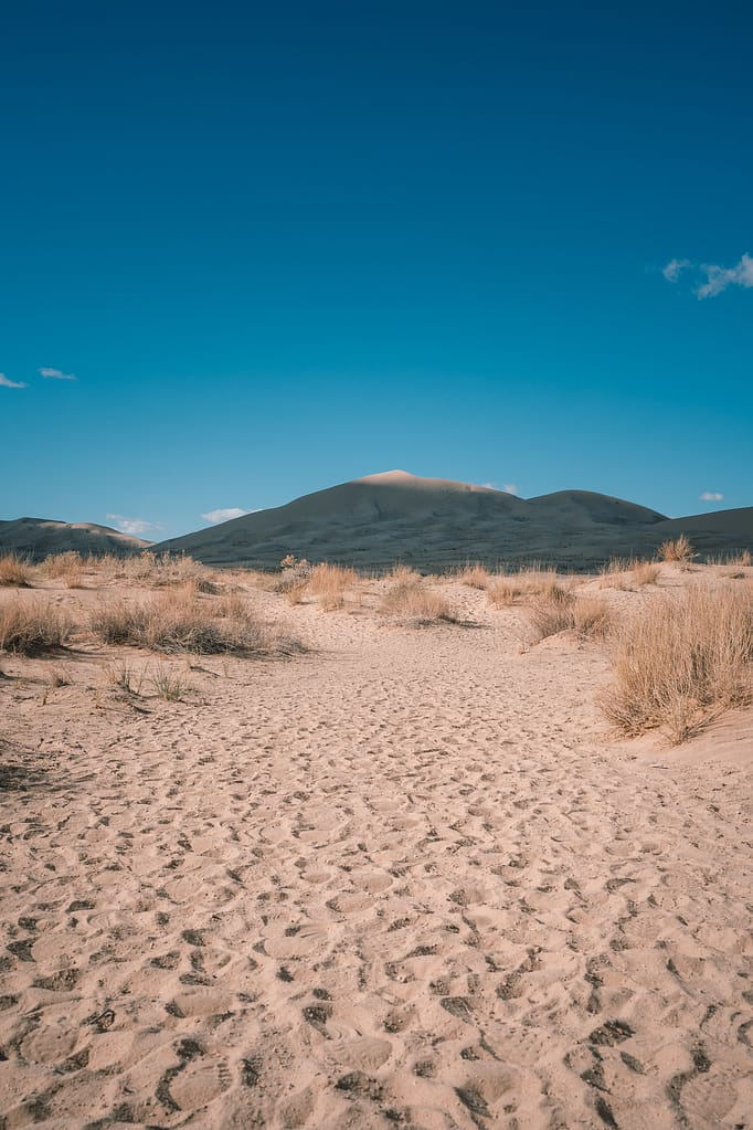 Kelso dunes Mojave national preserve desert sand dunes shadows