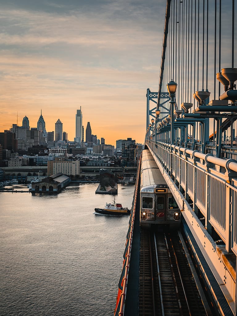 subway ben Franklin bridge Philadelphia