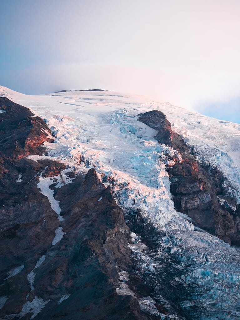 Mount rainier alpine hike glacier national park