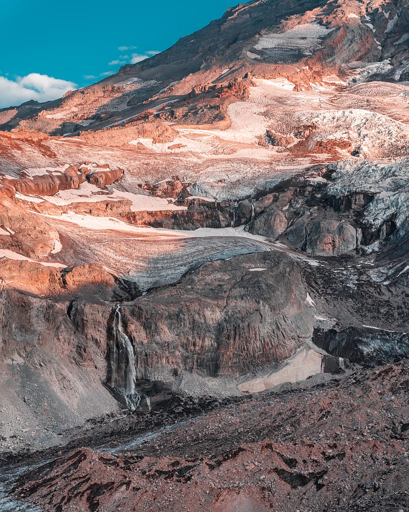 Mount rainier Washington glacier alpine